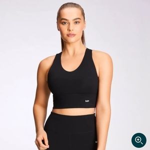 MP MyProtein Women's Power Longline Sports Bra Red Size L